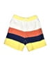 Hanna Andersson 100% Recycled Polyester Color Block Yellow Board Shorts Size 8 - photo 1