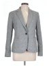 Zara 100% Polyester Plaid Gray Blazer Size 10 - photo 1