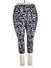 Terra & Sky Animal Print Black Active Pants Size 3X - photo 1