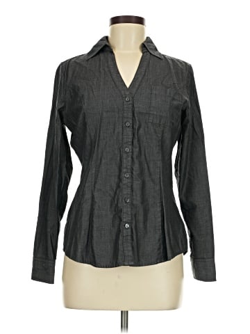 Express Long Sleeve Button-Down Shirt (view 1)