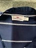 Vineyard Vines 100% Polyester Stripes Blue Long Sleeve Blouse Size L - photo 7