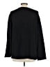 Ella Moss Solid Black Pullover Sweater Size L - photo 2