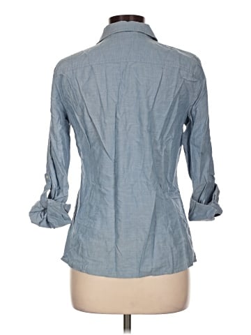 Talbots 3/4 Sleeve Button-Down Shirt (view 2)
