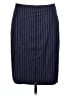 J.Crew Stripes Blue Wool Skirt Size 12 - photo 1