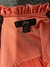 J.Crew 100% Polyester Orange 3/4 Sleeve Blouse Size 12 (tall) - photo 7