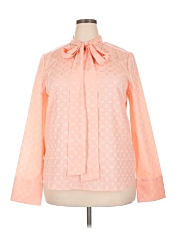 St. John Long Sleeve Silk Top (view 1)
