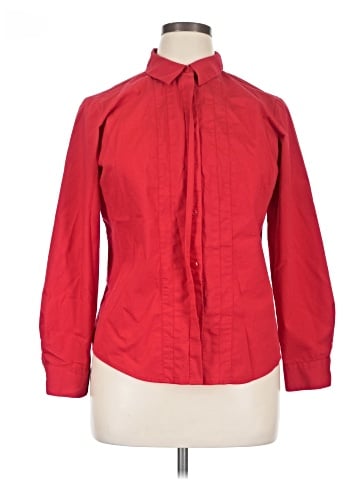 Worthington Long Sleeve Blouse (view 1)