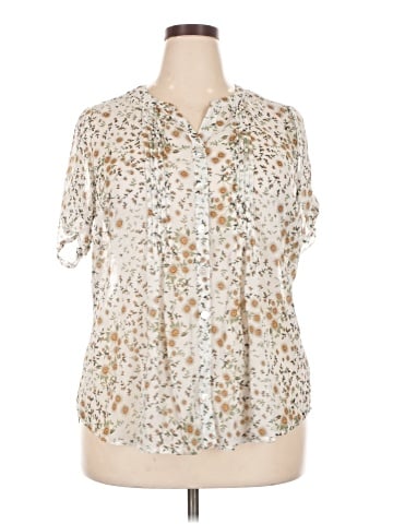 Sara Michelle Short Sleeve Blouse (view 1)