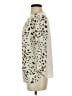 Van Heusen 100% Polyester Animal Print Ivory 3/4 Sleeve Blouse Size XS - photo 5