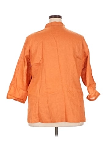 Deane and White 3/4 Sleeve Button-Down Shirt (view 2)