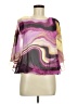 Alfani 100% Polyester Purple 3/4 Sleeve Blouse Size M (petite) - photo 1