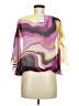 Alfani 100% Polyester Purple 3/4 Sleeve Blouse Size M (petite) - photo 2