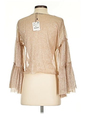 Zara W&B Collection 3/4 Sleeve Blouse (view 2)