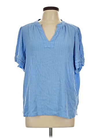Well Worn Short Sleeve Blouse (view 1)