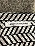 Notations 100% Polyester Chevron-herringbone Silver Sleeveless Blouse Size M (estimated) - photo 7