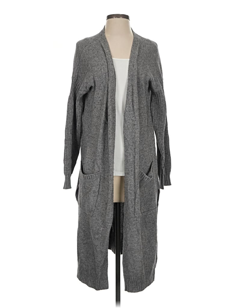 Pre-owned Ugg Cardigan Sweater In Gray