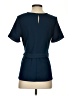 Ann Taylor 100% Polyester Blue Short Sleeve Blouse Size S - photo 2