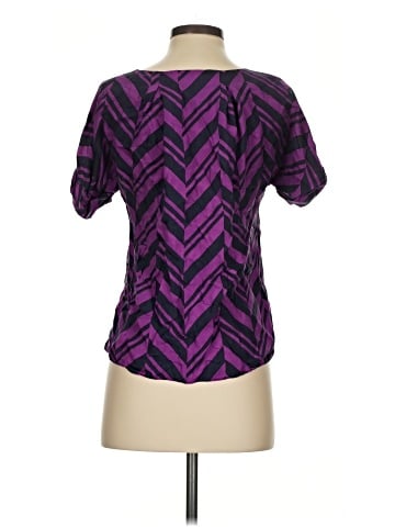 Madison Marcus Short Sleeve Silk Top (view 2)