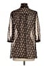 ASOS 100% Polyester Polka Dots Black 3/4 Sleeve Blouse Size 2 - photo 2
