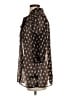 ASOS 100% Polyester Polka Dots Black 3/4 Sleeve Blouse Size 2 - photo 5