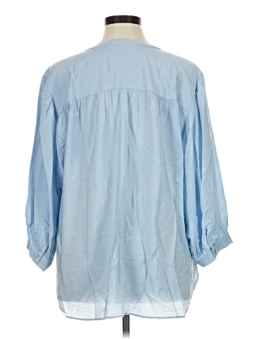Rose + Olive 3/4 Sleeve Blouse (view 2)