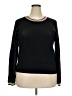 Vince Camuto Metallic Black Pullover Sweater Size XXL - photo 1