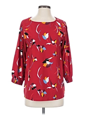 Halogen 3/4 Sleeve Blouse (view 1)