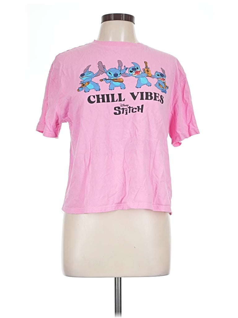 Pre-owned Disney Short Sleeve T-shirt In Pink