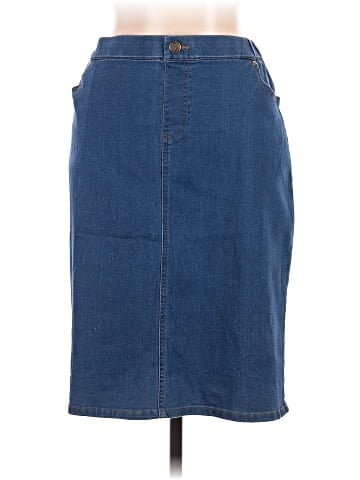 Joan Rivers Denim Skirt (view 1)