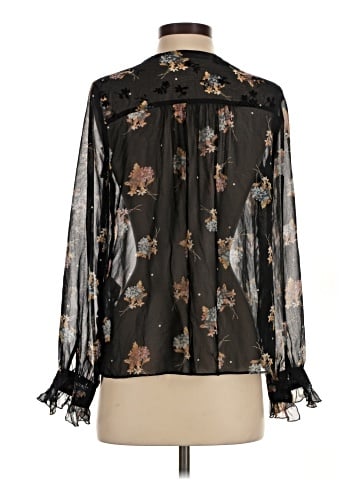 Zara Basic Long Sleeve Blouse (view 2)