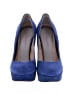 Joan & David 100% Leather Blue Heels Size 7 - photo 2
