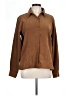 Van Heusen Brown Long Sleeve Blouse Size L - photo 1