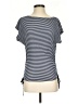 Max Studio Stripes Blue Short Sleeve T-Shirt Size XS - photo 1