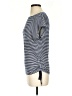 Max Studio Stripes Blue Short Sleeve T-Shirt Size XS - photo 5
