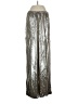 H&M 100% Polyester Metallic Silver Casual Pants Size S - photo 1