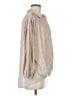 Cato Metallic Tan 3/4 Sleeve Blouse Size M - photo 4