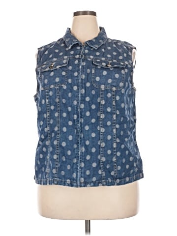 Cj Banks Denim Vest (view 1)