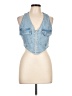 Love Tree Blue Denim Vest Size L - photo 1