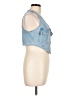 Love Tree Blue Denim Vest Size L - photo 4
