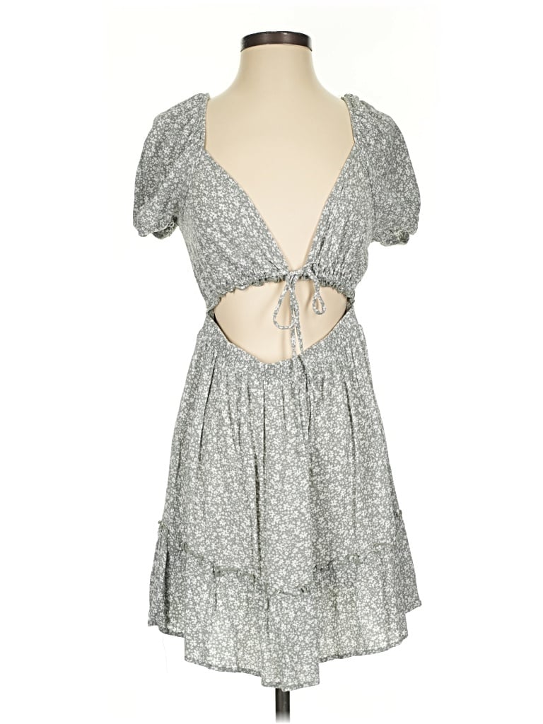 Pre-owned Geegee Casual Dress In Gray