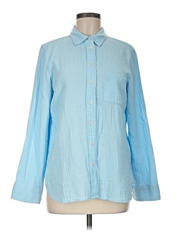 J.Crew Factory Store Long Sleeve Button-Down Shirt (view 1)