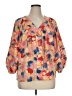 Sharagano 100% Polyester Orange 3/4 Sleeve Blouse Size XL - photo 1