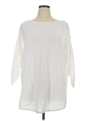 Soft Surroundings 3/4 Sleeve Top (view 1)