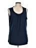Sag Harbor Blue Sleeveless Blouse Size L - photo 1