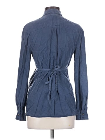 Isabella Oliver Long Sleeve Button-Down Shirt (view 2)