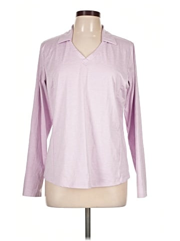 Lady Hagen Long Sleeve Polo (view 1)