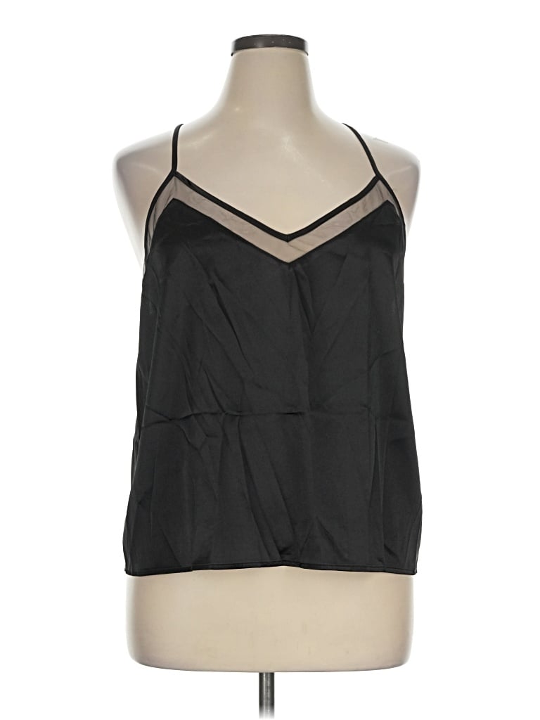 Pre-owned Ekouaer Sleeveless Blouse In Black