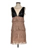 BCBGMAXAZRIA 100% Polyester Black Brown Cocktail Dress Size XS - photo 1