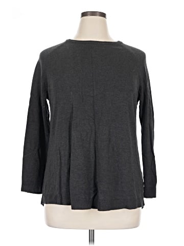 Joan Vass Pullover Sweater (view 1)