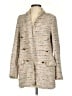 Zara Basic Tweed Gold Coat Size S - photo 1